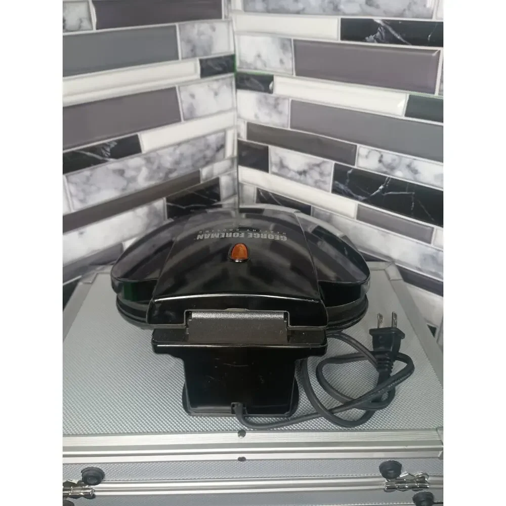 George Foreman GR0036B Grill Electric Indoor Non- Stick Grill Tested Working